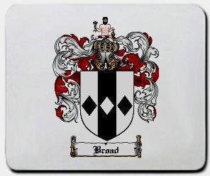 Broad coat of arms mouse pad