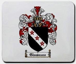 Gleasaune coat of arms mouse pad