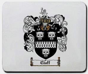 Cluff coat of arms mouse pad