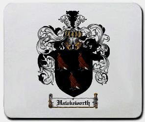Hawkeworth coat of arms mouse pad