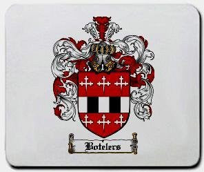 Botelers coat of arms mouse pad