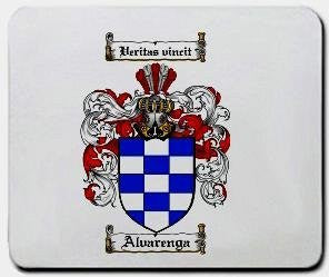 Alvarenga coat of arms mouse pad