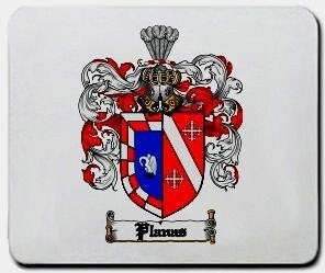 Planas coat of arms mouse pad