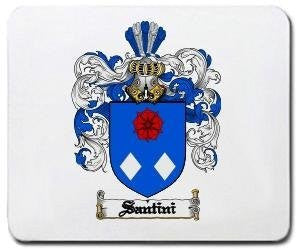 Santini coat of arms mouse pad