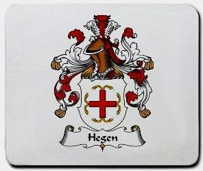 Hegen coat of arms mouse pad