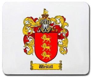 Westall coat of arms mouse pad