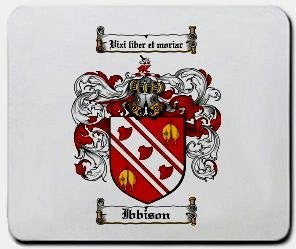 Ibbison coat of arms mouse pad