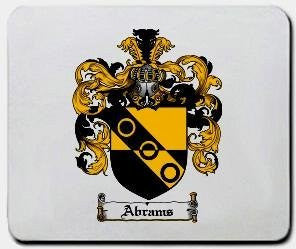 Abrams coat of arms mouse pad