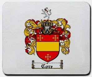 Core coat of arms mouse pad