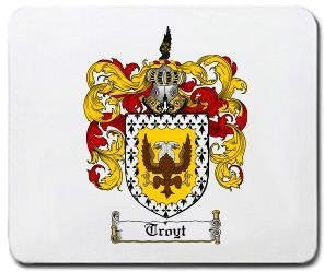 Troyt coat of arms mouse pad