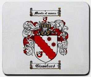 Glassfurd coat of arms mouse pad