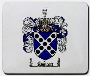 Addicott coat of arms mouse pad