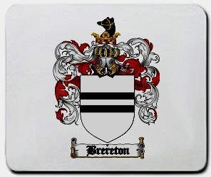 Brereton coat of arms mouse pad