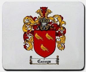Carnys coat of arms mouse pad