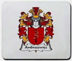 Ambrozewicz coat of arms mouse pad