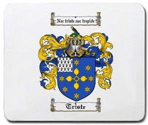 Triste coat of arms mouse pad