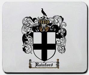 Rainford coat of arms mouse pad