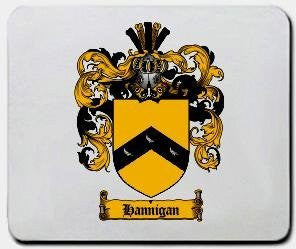 Hannigan coat of arms mouse pad