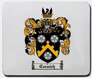 Cornich coat of arms mouse pad