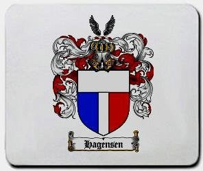 Hagensen coat of arms mouse pad