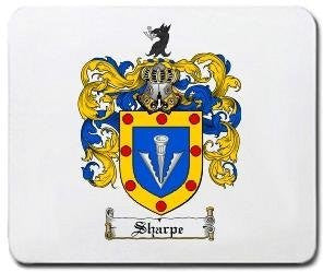 Sharpe coat of arms mouse pad