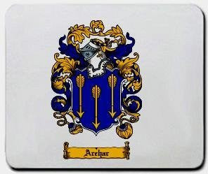 Archar coat of arms mouse pad