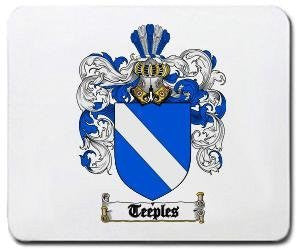 Teeples coat of arms mouse pad