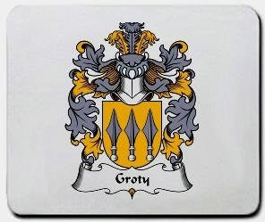 Groty coat of arms mouse pad