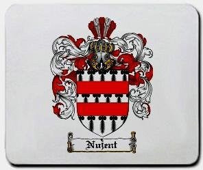 Nujent coat of arms mouse pad