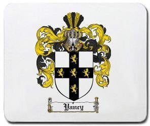 Yancy coat of arms mouse pad