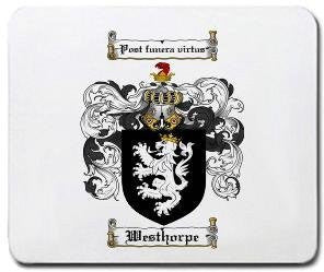 Westhorpe coat of arms mouse pad