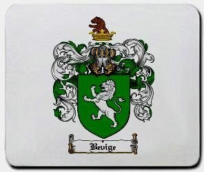 Bevige coat of arms mouse pad
