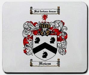 Howes-crest coat of arms mouse pad