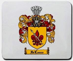 Delance coat of arms mouse pad