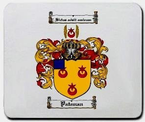 Pateman coat of arms mouse pad