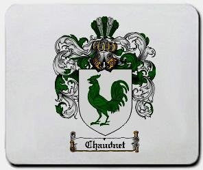 Chaudnet coat of arms mouse pad