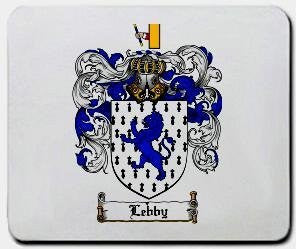 Lebby coat of arms mouse pad