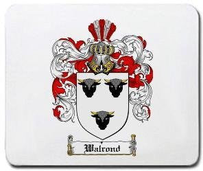Walrond coat of arms mouse pad