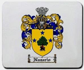 Nazario coat of arms mouse pad