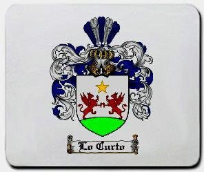 Lo-curto coat of arms mouse pad