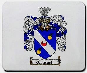 Crispell coat of arms mouse pad