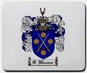 O'dinneen coat of arms mouse pad