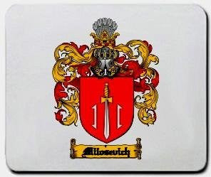 Milosevich coat of arms mouse pad