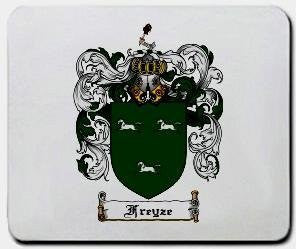 Freyze coat of arms mouse pad
