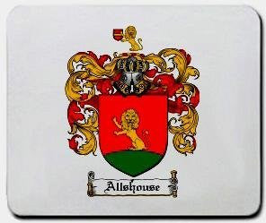 Allshouse coat of arms mouse pad