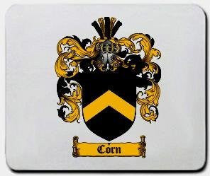Corn coat of arms mouse pad