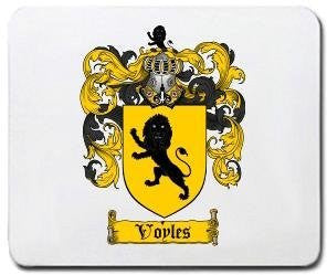 Voyles coat of arms mouse pad