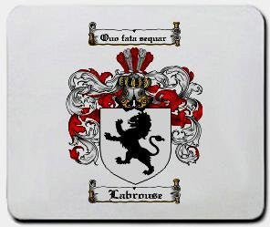 Labrouse coat of arms mouse pad