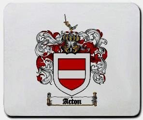 Acton coat of arms mouse pad