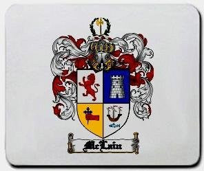 Mclain coat of arms mouse pad